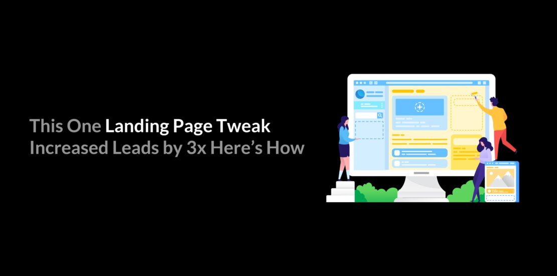 Landing Page Optimisation, increase leads by landing page