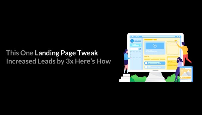 Landing Page Optimisation, increase leads by landing page